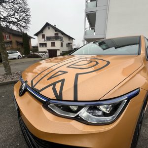 Jubiläum: Vollfolierung in Gold